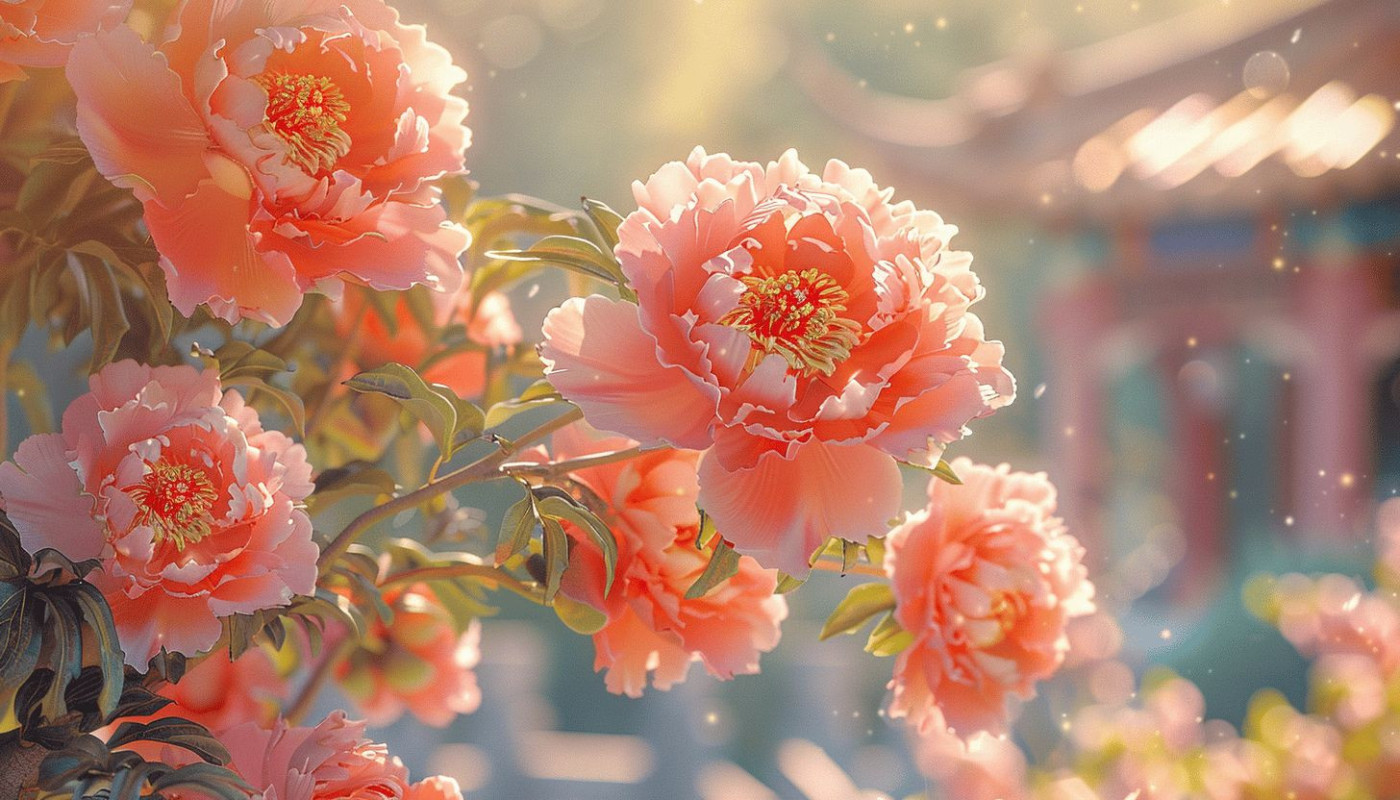 Interprétation du tableau de pivoines : un symbole puissant du Feng Shui